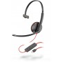 POLY Blackwire 3210 Auricolare Cablato A Padiglione Ufficio USB tipo A (209744-22)