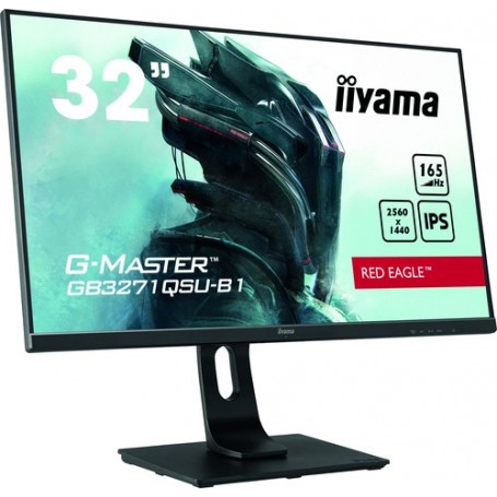 iiyama G-MASTER GB3271QSU-B1 monitor piatto per PC 80 cm (31.5") 2560 x 1440 Pixel Wide Quad HD LED Nero (GB3271QSU-B1)