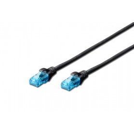 Digitus 0.25m Cat5e U/UTP cavo di rete Nero 0,25 m U/UTP (UTP) (DK15120025BL)