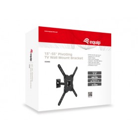 Equip 650406 Supporto TV a parete 139,7 cm (55") Nero (650406)