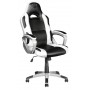 Trust GXT 705W Sedia da gaming per PC Nero, Bianco (23205)
