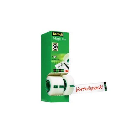 3M 8-1933R8 nastro adesivo Adatto per uso interno 33 m Trasparente (81600)