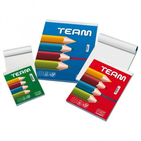 Blasetti Team quaderno per scrivere A6 50 fogli Multicolore (1001A)