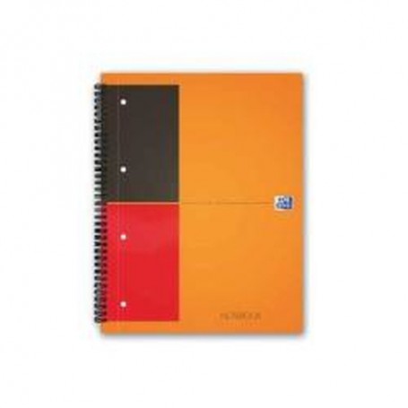 Oxford quaderno per scrivere A5 80 fogli Grigio, Arancione (100104067S)