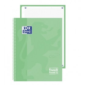 Oxford Favorit P@stel 1 quaderno per scrivere A4+ 160 fogli Verde (400115590)