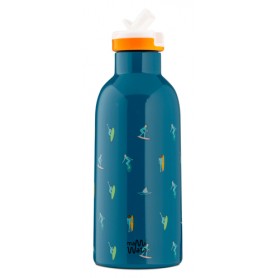 Mama Wata 728A borraccia Uso quotidiano, Sport 470 ml Metallo, Plastica Blu (730S)