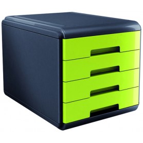 ARDA Cassettiera MyDesk 4 Cassetti Verde (18P4PV)