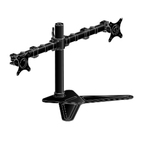 iiyama DS1002D-B1 supporto da tavolo per Tv a schermo piatto 76,2 cm (30") Nero (DS1002D-B1)
