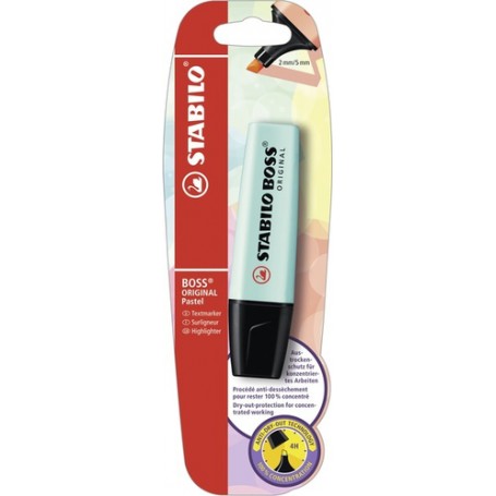 STABILO B-49282-10 evidenziatore 1 pz Punta smussata Turchese (B-49282-10)