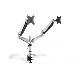 Digitus DA-90353 supporto da tavolo per Tv a schermo piatto 68,6 cm (27") Morsa Nero, Argento (DA-90353)