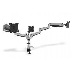 Digitus DA-90363 supporto da tavolo per Tv a schermo piatto 68,6 cm (27") Morsa Nero, Grigio (DA-90363)