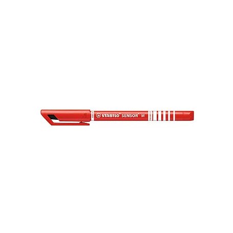 STABILO Sensor M marcatore Fine/Medio Rosso (187/40)