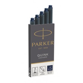 Parker 1950385 ricaricatore di penna Nero, Blu 5 pz (1950385)