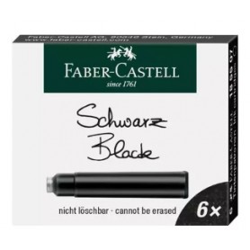 Faber-Castell Tintenpatronen Standard schwarz (185507)
