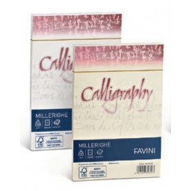 Favini Millerighe Calligraphy busta Bianco (A570427)