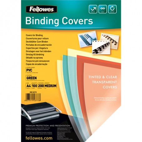 Fellowes 5377301 cartellina A4 Plastica Verde 100 pz (5377301)