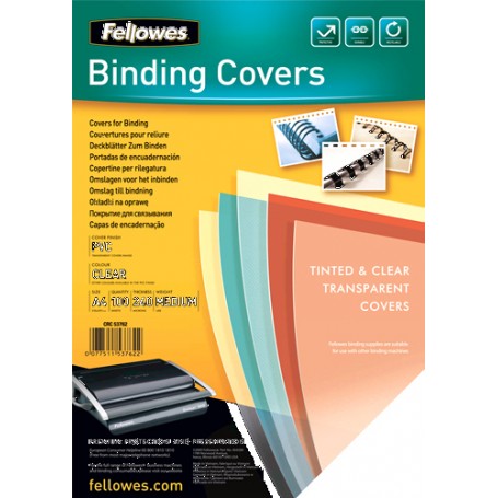 Fellowes 53762 cartellina Plastica Trasparente 100 pz (53762)