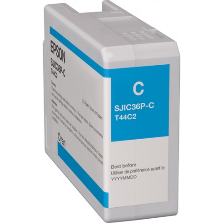 Epson SJIC36P(C) cartuccia d'inchiostro Ciano (C13T44C240)