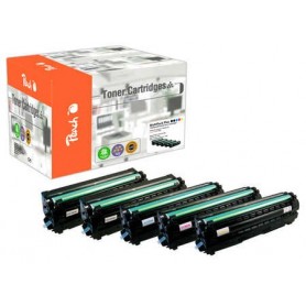 Peach 112150 cartuccia toner 5 pz Compatibile Nero, Ciano, Magenta, Giallo (0F112150)