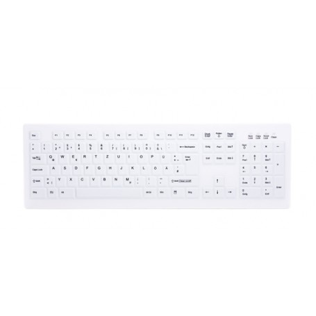 CHERRY AK-C8100F-FU1-W/GE tastiera RF Wireless QWERTZ Tedesco Bianco (AK-C8100F-FU1-W/GE)