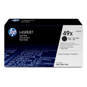 HP 49X cartuccia toner 2 pz Originale Nero (Q5949XD)
