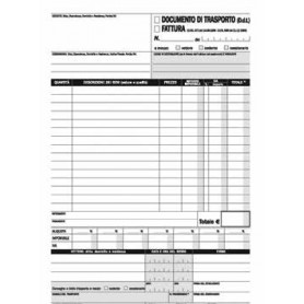 Data Ufficio DU16874CD33 modulo e libro contabile A4 33 pagine (DU16874CD33)