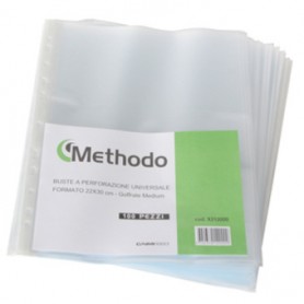 Methodo 50 MEDIUM LISCIA cartellina e accessori A4 Traslucido 50 pz (X212095)