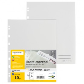 SEI Rota Atla Privacy cartellina e accessori A4 Traslucido 10 pz (662230)