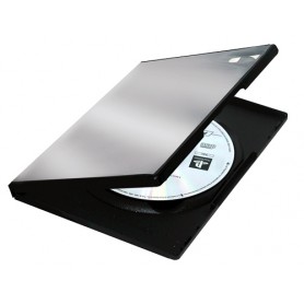Fellowes 83357 custodia CD/DVD Scatola con DVD 1 dischi Nero (83357)