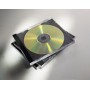 Fellowes 98305 custodia CD/DVD Custodia Jewel 1 dischi Nero, Trasparente (98305)