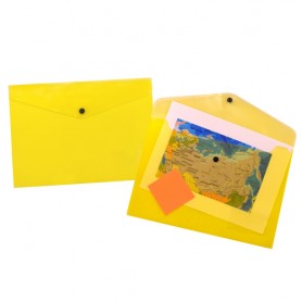 Beautone CF 12 BUSTE CON BOTTONE Polipropilene (PP) Giallo A4 (D060006)