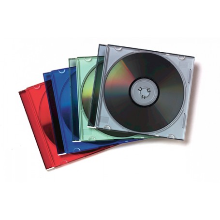 Fellowes 98317 custodia CD/DVD Custodia Jewel 1 dischi Multicolore (98317)
