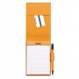 Rhodia Notepad cover + notepad N°11 quaderno per scrivere A7 80 fogli Giallo (118216C)