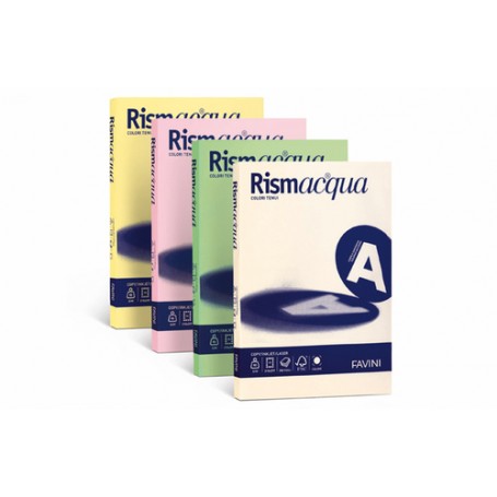 Favini Rismacqua carta inkjet A4 (210x297 mm) 125 fogli Corallo (A675104)