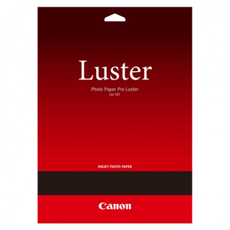 Canon LU-101 Pro Luster, A3, 20 shts carta fotografica Bianco Satinata (6211B007)