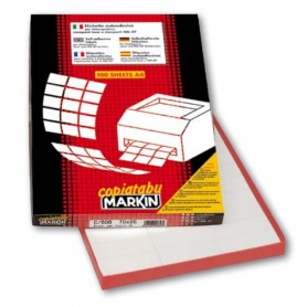 Markin C577 etichetta autoadesiva Rettangolo Permanente Bianco 1000 pz (210C577)