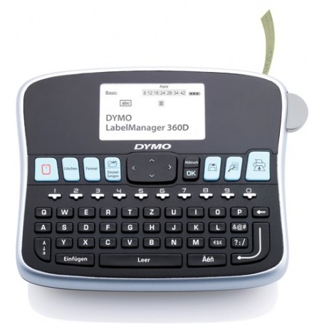 DYMO LabelManager 360D™ QWZ stampante per etichette (CD) Trasferimento termico 180 x 180 DPI Cablato D1 QWERTZ (S0879520)