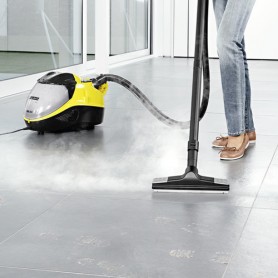 Kärcher SV 7 Pulitore a vapore cilindrico 2200 W Nero, Argento, Giallo (1.439-410.0)