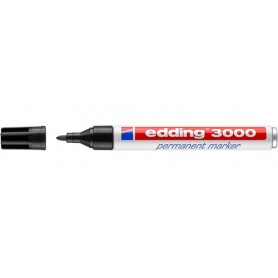 Edding 3000 marcatore permanente Tipo di punta Nero (4-3000 001)