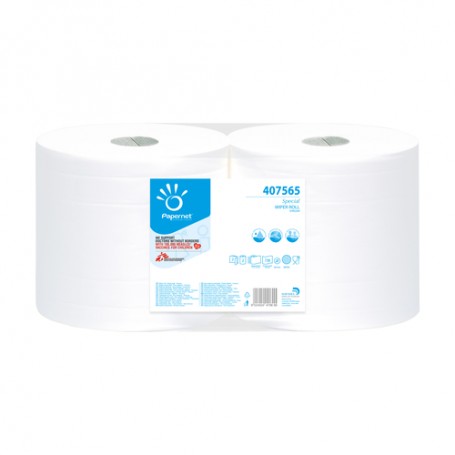 Papernet 407565 asciugamano di carta 738 fogli 177,12 m Cellulosa Bianco (407565)