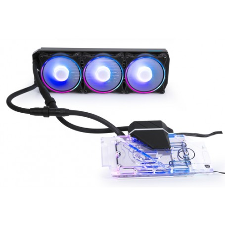 Alphacool Eiswolf 2 AIO Scheda grafica All-in-one liquid cooler 12 cm Nero, Trasparente (14419)