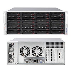 Supermicro SuperServer 6049P-E1CR24L C624 LGA 3647 (Socket P) Armadio (4U) Nero (SSG-6049P-E1CR24L)