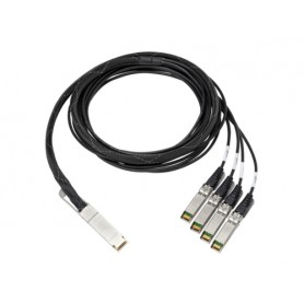 Hewlett Packard Enterprise 100GB QSFP28 3m cavo a fibre ottiche QSFP+ 4x QSFP+ Alluminio, Nero (845416-B21)