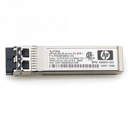 Hewlett Packard Enterprise B-series 8Gb Extended LW 25km Fibre Channel SFP+ modulo del ricetrasmettitore di rete Fibra  (AW538A)