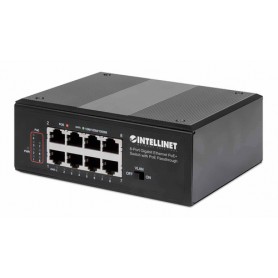 Intellinet 561624 switch di rete Gigabit Ethernet (10/100/1000) Supporto Power over Ethernet (PoE) Nero (561624)