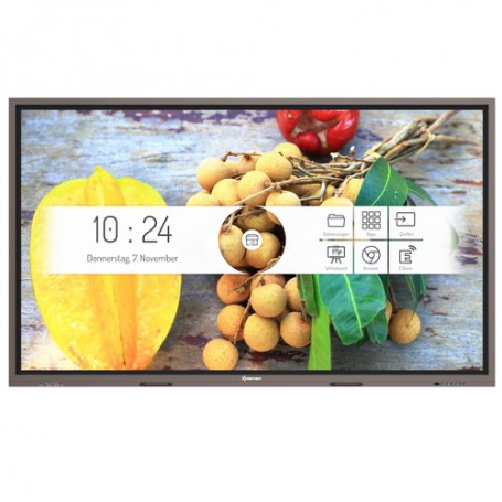 Kindermann 86" 218.44cm DS TD-86²-S Touch Pannello piatto interattivo 2,18 m (86") LCD 4K Ultra HD Titanio Touch s (3050000014)