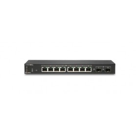 SonicWall SWS12-8POE Gestito L2 Gigabit Ethernet (10/100/1000) Supporto Power over Ethernet (PoE) Nero (02-SSC-2463)