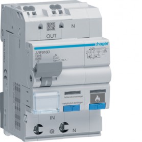 Hager ARF916D interruttore automatico 2 3 modulo/moduli (ARF916D)