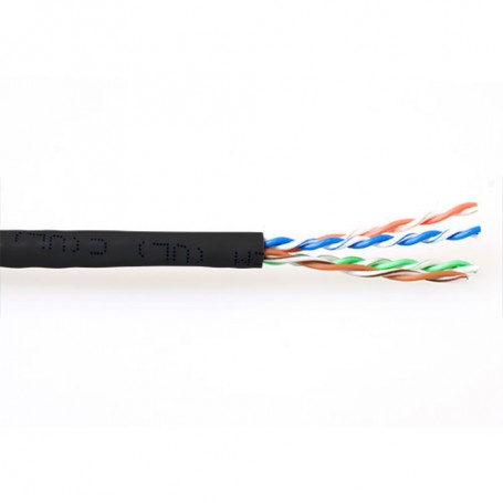 ACT Cat6a, 305m cavo di rete Nero U/UTP (UTP) (EP459B)