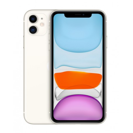 Apple iPhone 11 15,5 cm (6.1") Doppia SIM iOS 13 4G 64 GB Bianco (MWLU2ZD/A)